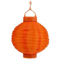 Lampion LED con solar 20cm naranja
