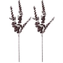 Artículo Ramas largas decorativas de eucalipto artificial violeta 103cm 2uds