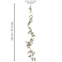 Artículo Guirnalda artificial de alerce con piñas y ramas de aguja, 120 cm.