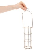 Artículo Farol de jardín, luz de viento de metal Ø8,5 cm H23/18,5/14,5 cm, juego de 3 piezas