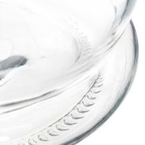 Artículo Farol de cristal para un ambiente romántico en el jardín o la terraza, 18cm.