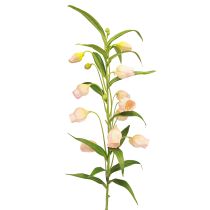 Artículo Flor artificial de lirio de linterna, lirio albaricoque, 90 cm, 2 unidades