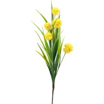 Flores artificiales bola flor allium cebolla ornamental artificial amarillo 45cm