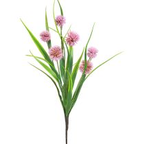 Flores artificiales bola flor allium cebolla ornamental artificial rosa 45cm