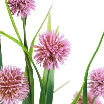 Artículo Flores artificiales bola flor allium cebolla ornamental artificial rosa 45cm