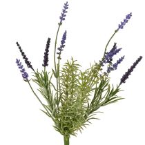 Artículo Decoración de Lavanda Artificial Manojo de Plantas Artificiales Púrpura 36cm