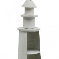 Artículo Faro Shabby Chic Crema Marine Deco Ø13cm H41.5cm
