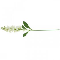 Artículo Levkoje Flor artificial blanca Flor de tallo artificial 78cm