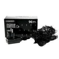 Artículo Red de luz LED 1.3 x 1m 96 para exterior blanco cálido