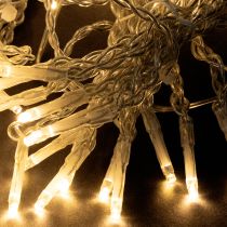 Artículo Cortina de luz 120 LED cadena de luz blanco cálido 100×180cm