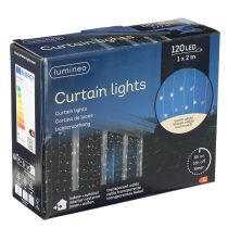 Artículo Cortina de luz 120 LED cadena de luz blanco cálido 100×180cm