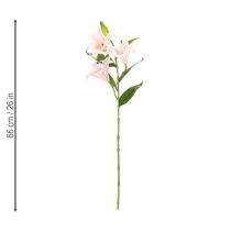 Artículo Lirios artificiales, perfectos para decoración de bodas, 66 cm, 2 piezas