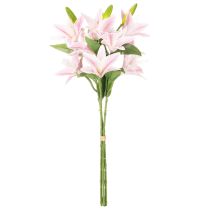 Artículo Lirio artificial, flor de tallo, decoración, 68 cm, 3 piezas