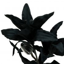 Flor artificial lirio negro 84cm