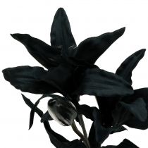 Artículo Flor artificial lirio negro 84cm