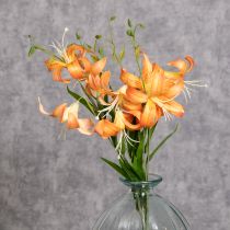Artículo Lirios artificiales, decoración para bodas y eventos, 77cm, 4 piezas
