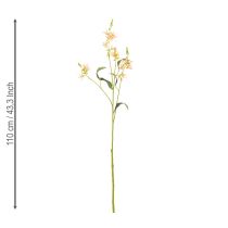 Artículo Lirio artificial, tallo largo, flor artificial, decoración para sala de bodas, 110 cm, 2 piezas