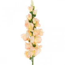 Artículo Snapdragon Flor Artificial Flor de Seda Snapdragons Rosa Crema L92cm