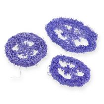 Luffa rebanadas violeta claro 25uds