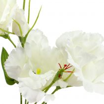 Artículo Lysianthus flor artificial blanca L87,5cm