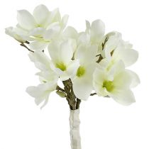 Ramo de magnolias blanco 40cm 5uds
