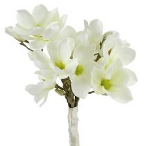 Artículo Ramo de magnolia blanco 40cm 5uds
