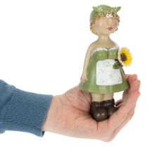 Artículo Figuritas decorativas de una pareja de campesinos, divertida decoración para el salón y el verano, 17 cm, 2 piezas.