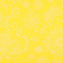 Artículo Papel puño amarillo blanco Verano 25cm 100m