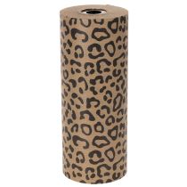 Artículo Papel para dobladillos, estampado de leopardo, rollo de 25 cm y 100 m, para envolver regalos.