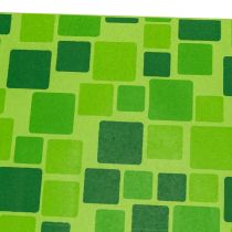 Artículo Papel para dobladillos de ramos de flores con diseño de mosaico, 25 cm x 100 m