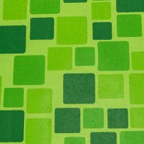 Artículo Papel para dobladillos de ramos de flores con diseño de mosaico, 25 cm x 100 m