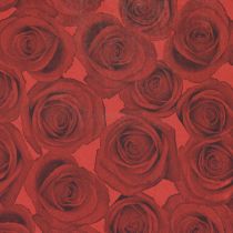 Artículo Papel manguito papel de seda rosas rojas 25cm 100m