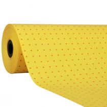 Papel para puños papel de seda lunares amarillos 25cm 100m