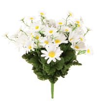 Artículo Ramo de margaritas blanco 45cm