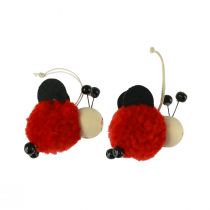 Artículo Colgante mariquita decoracion mariquita 5,5cm 9uds