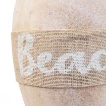 Boya decoración marítima, boya decoración colgante “Beach” 27×8.5cm