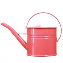 Artículo Regadera decorativa de metal, maceta rosa, 1,25 l, para interior/exterior, balcón