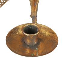 Artículo × de oro los 39cm de la antigüedad los 42cm del candelero de la hoja de arce de la decoración de la pared del metal