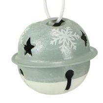 Artículo Campanas de metal Campanas de Navidad Menta Beige Ø3cm 16uds