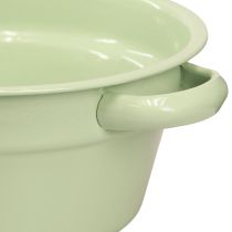 Artículo Bol decorativo de metal, color pastel, Ø17cm H8cm, 4 piezas