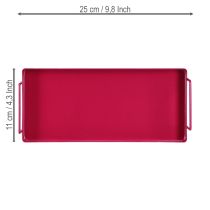 Artículo Bandeja con diseño elegante que transforma cualquier mesa en un elegante punto de atracción. 25 cm.