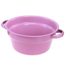 Artículo Cuenco de metal decorativo 4 colores primaverales Ø17cm 4uds