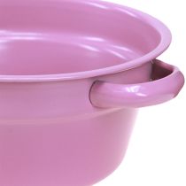 Artículo Cuenco de metal decorativo 4 colores primaverales Ø17cm 4uds