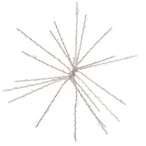 Artículo Lámpara LED decorativa con forma de estrella polar, luz blanca cálida, con temporizador, para exteriores, 29 cm.