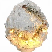 Luces LED Conos LED Decoración navideña Temporizador Blanco cálido 19.5cm