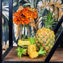 Artículo Mini piña artificial H6,5cm - 8cm 6 uds.