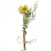Mini ramo de flores secas boho, floristería flores secas L22cm