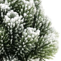 Mini árbol de Navidad en maceta con nieve artificial Ø14cm H24cm