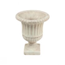 Artículo Mini maceta para plantas, maceta decorativa de hormigón, antigua H16,5 cm