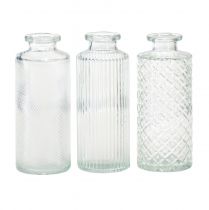 Artículo Mini jarrones jarrones decorativos de vidrio para botellas Ø5cm H13cm 3ud